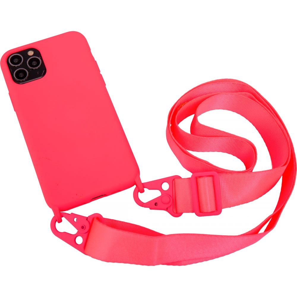 

Чехол Necker на ремешке для Apple iPhone 11 Pro Electric Pink (NCRB-11P-EP), Панель на ремінці для Apple iPhone 11 Pro