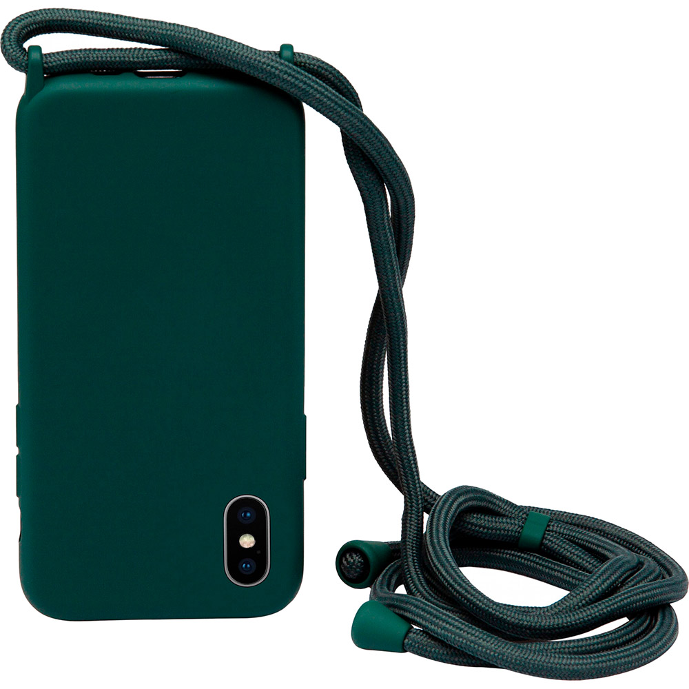 

Чехол Necker на шнурке для Apple iPhone Xr Tropical Moss (NCRR-XR-TM), Панель на шнурку для Apple iPhone Xr
