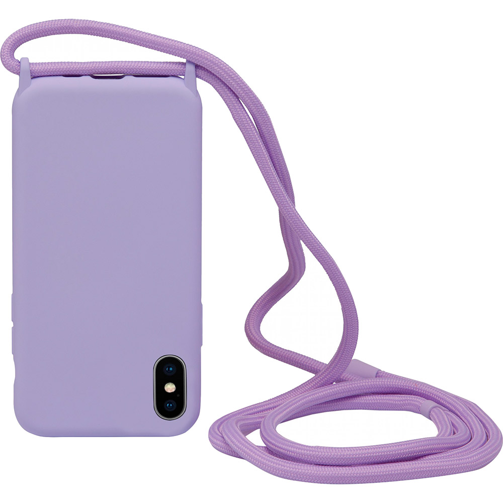

Чехол Necker на шнурке для Apple iPhone X Lilac (NCRR-X-LI), Панель на шнурку для Apple iPhone X Lilac