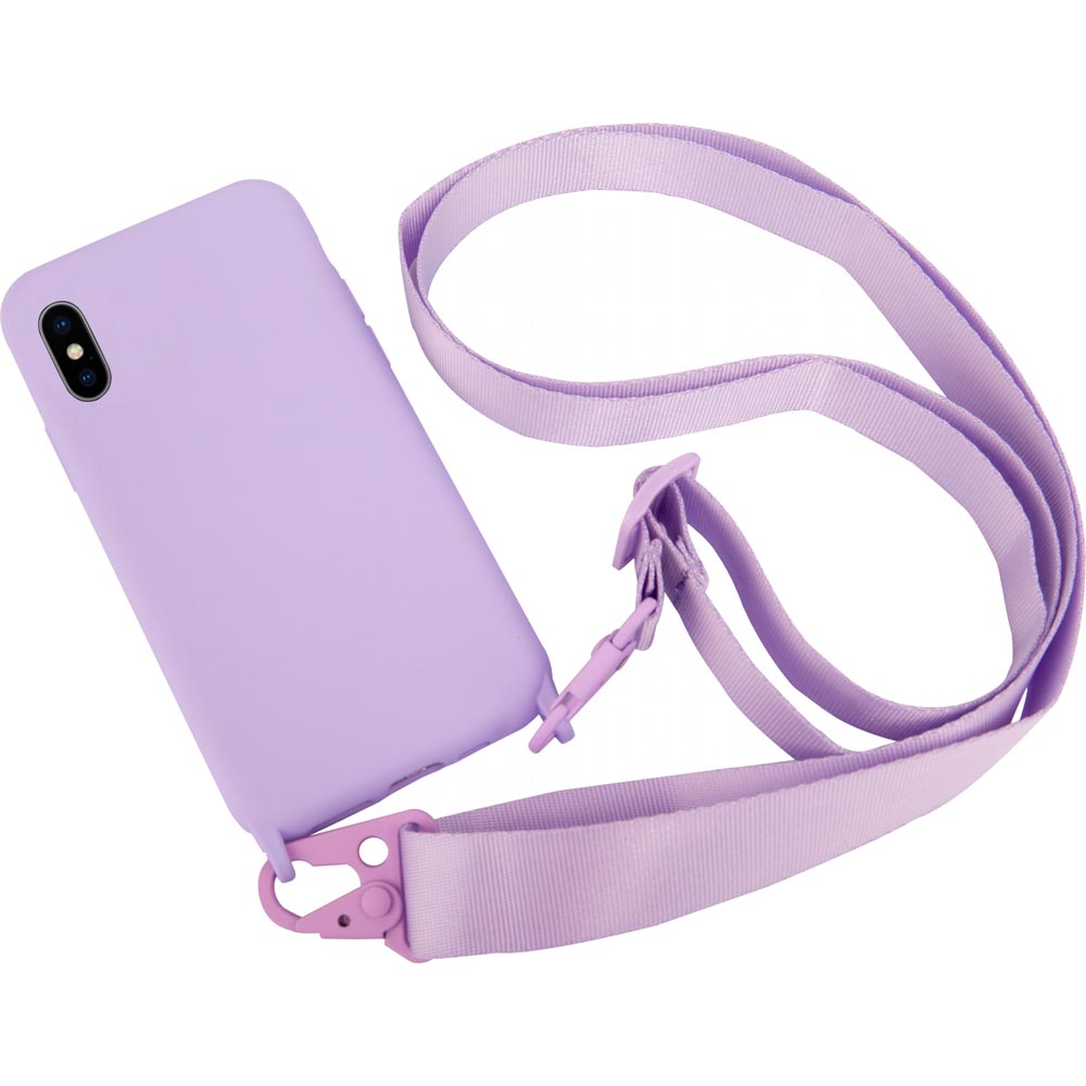 

Чехол Necker на ремешке для Apple iPhone X Lilac (NCRB-X-LI), Панель на ремінці для Apple iPhone X