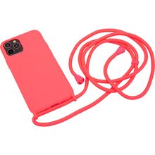 Чохол Necker на шнурку для Apple iPhone 11 Pro Max Electric Pink (NCRR-11PM-EP)