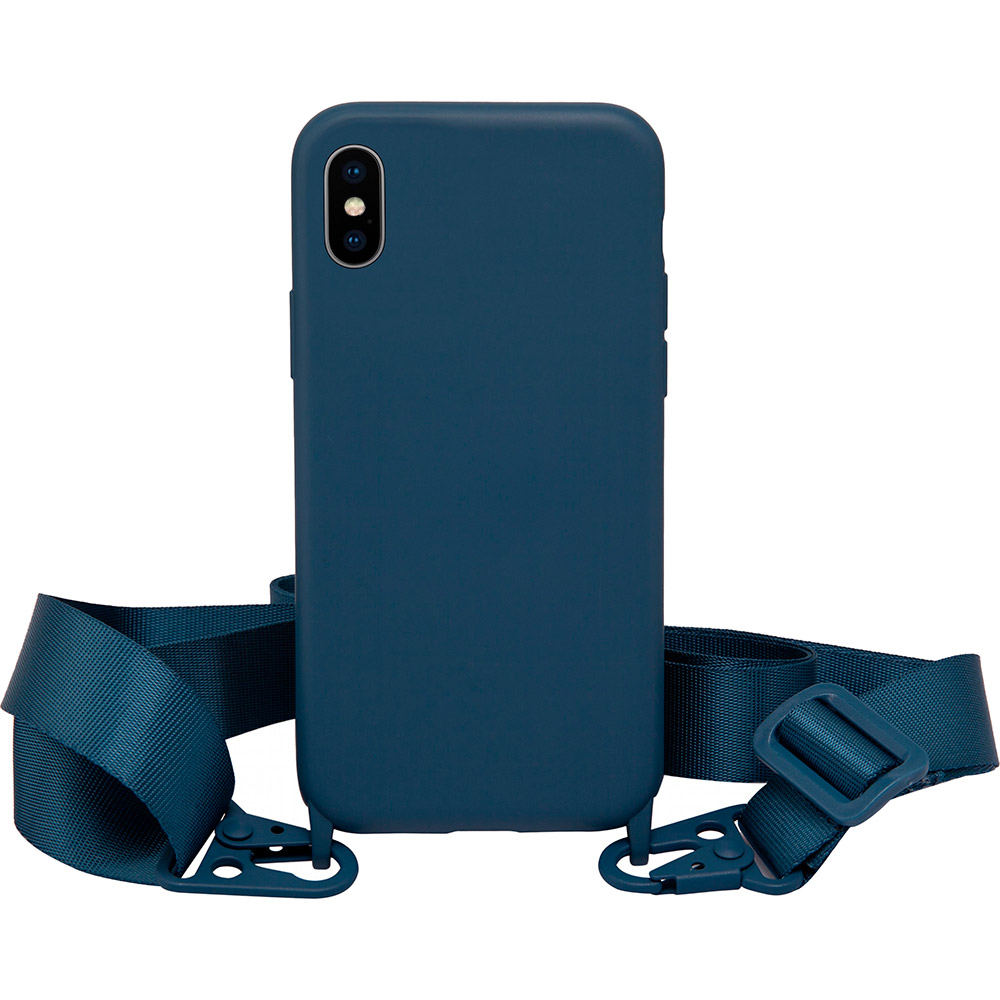 

Чехол Necker на ремешке для Apple iPhone Xr Pacific Blue (NCRB-XR-PB), Панель на ремінці для Apple iPhone Xr Pacific