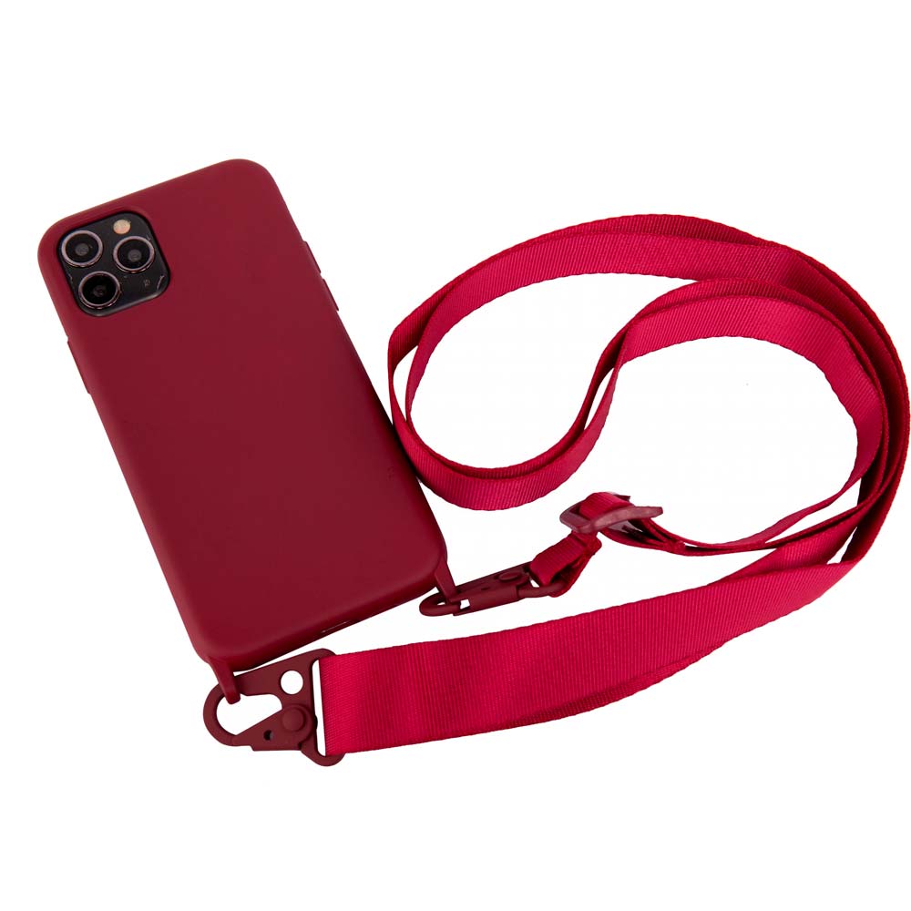 

Чехол Necker на ремешке для Apple iPhone 11 Pro Bordeaux (NCRB-11P-BO), Панель на ремінці для Apple iPhone 11 Pro