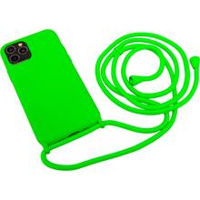 Чохол Necker на шнурку Apple iPhone 11 Pro Max Electric Green (NCRR-11PM-EG)