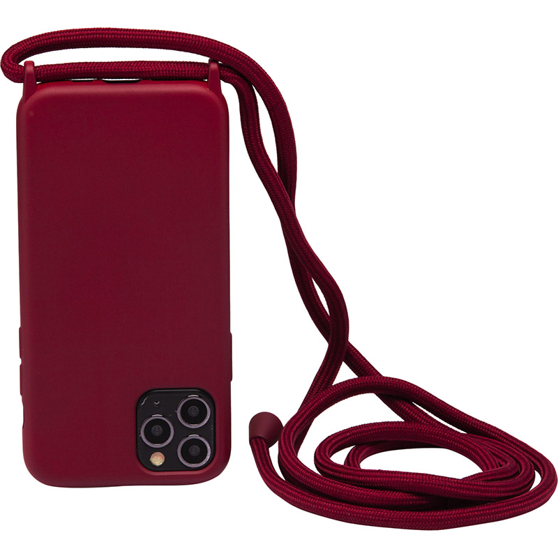 

Чехол NECKER для Apple iPhone 12 Mini Bordeaux (NCRR-12M-BO), Панель на шнурку для Apple iPhone 12 Mini