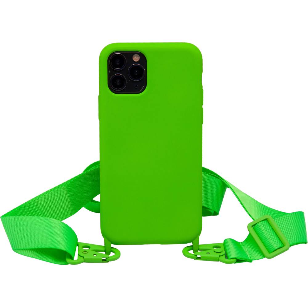 

Чехол NECKER на ремне для Apple iPhone 13 Mini Electric Green (NCRB-13M-EG), Панель на ремінці для Apple iPhone 13 Mini