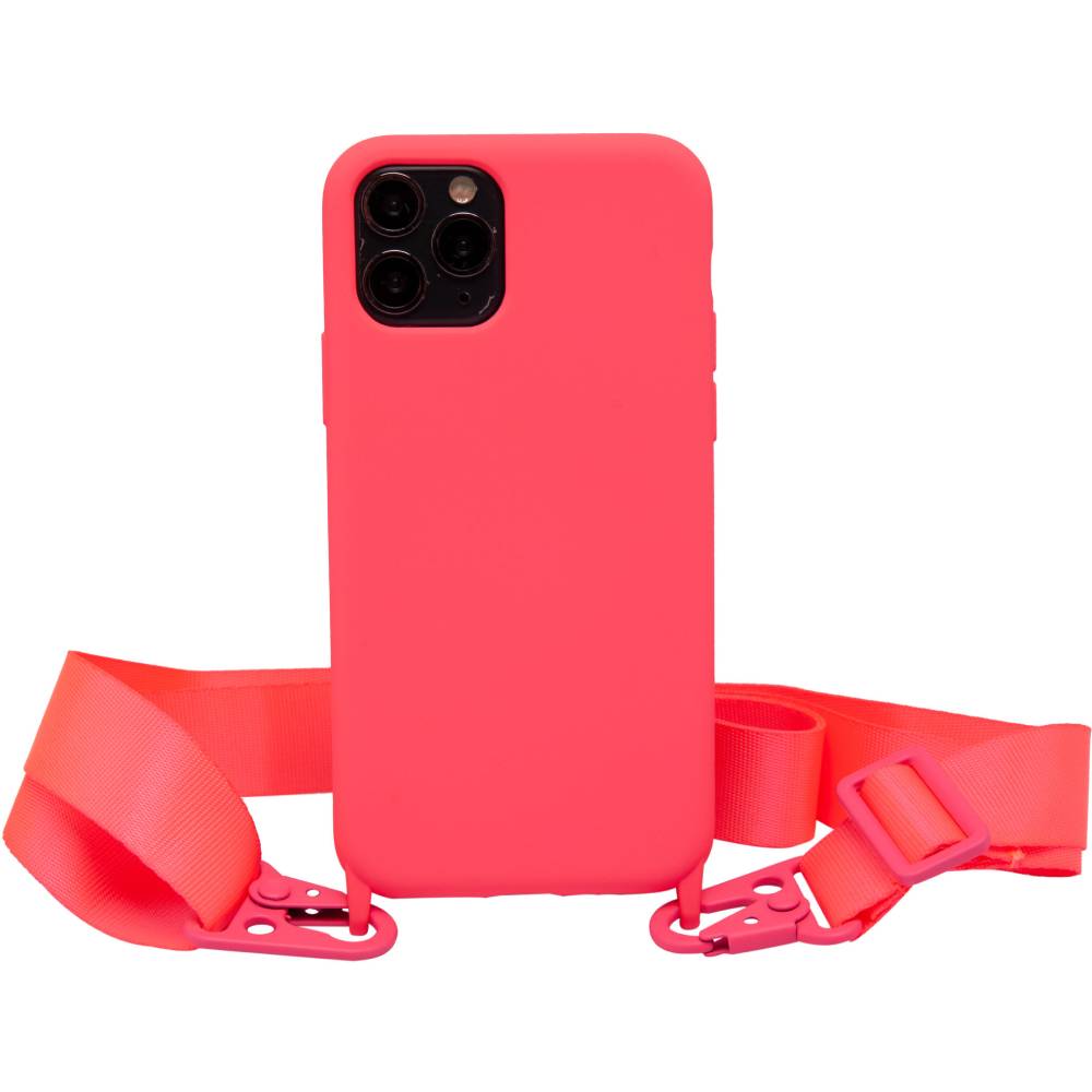 

Чехол NECKER на ремне для Apple iPhone 13 Electric Pink (NCRB-13-EP), Панель на ремінці для Apple iPhone 13