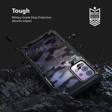 Чехол RINGKE Fusion X для Samsung Galaxy A72 CAMO BLACK (RCS4895)