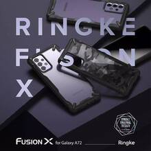 Чехол RINGKE Fusion X для Samsung Galaxy A72 CAMO BLACK (RCS4895)