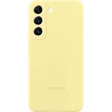 Чохол SAMSUNG Galaxy S22 Silicone Cover Butter Yellow (EF-PS901TYEGRU)