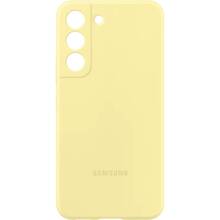 Чехол SAMSUNG Galaxy S22 Silicone Cover Butter Yellow (EF-PS901TYEGRU)