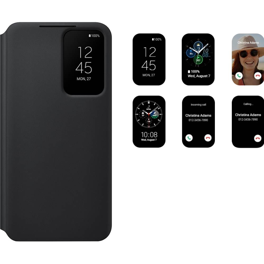 Фото Чехол SAMSUNG Galaxy S22 Smart Clear View Cover Black (EF-ZS901CBEGRU)
