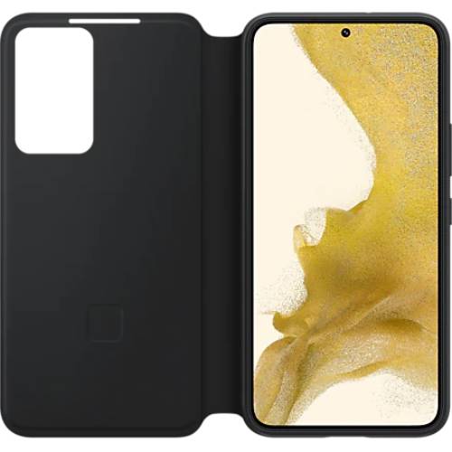 Чехол SAMSUNG Galaxy S22 Smart Clear View Cover Black (EF-ZS901CBEGRU) Цвет черный
