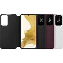 Чехол SAMSUNG Galaxy S22 Smart Clear View Cover Black (EF-ZS901CBEGRU)