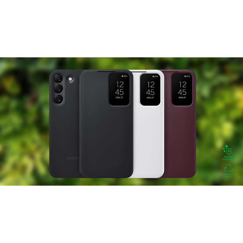 В Украине Чехол SAMSUNG Galaxy S22 Smart Clear View Cover Black (EF-ZS901CBEGRU)