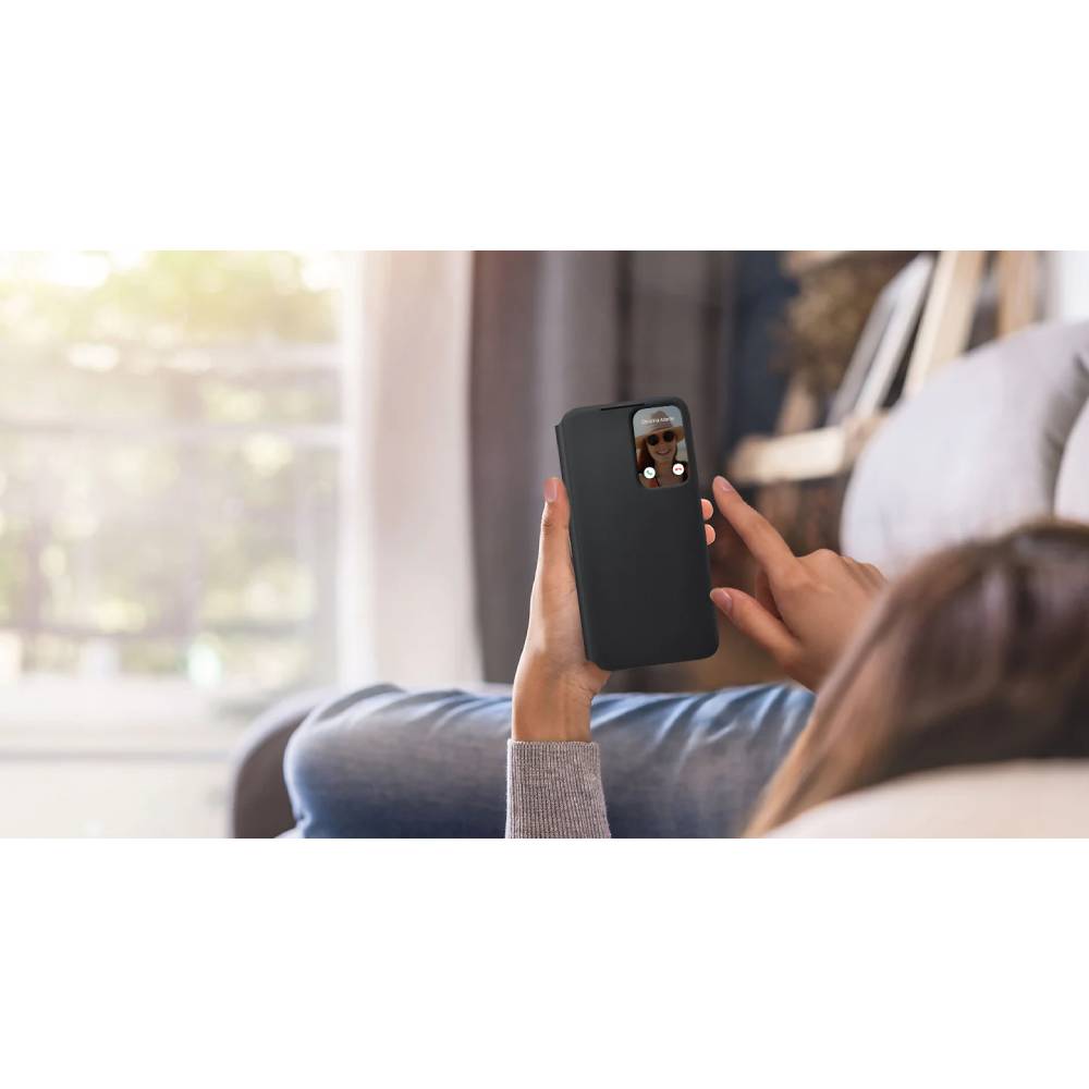 Изображение Чехол SAMSUNG Galaxy S22 Smart Clear View Cover Black (EF-ZS901CBEGRU)