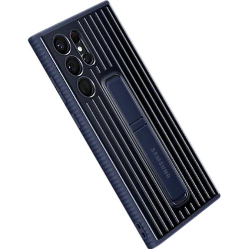 Зовнішній вигляд Чохол SAMSUNG Galaxy S22 Ultra Protective Standing Cover Navy (EF-RS908CNEGRU)