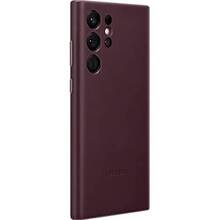 Чехол SAMSUNG Galaxy S22 Ultra Leather Cover Burgundy (EF-VS908LEEGRU)