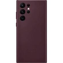 Чехол SAMSUNG Galaxy S22 Ultra Leather Cover Burgundy (EF-VS908LEEGRU)