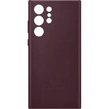 Чехол SAMSUNG Galaxy S22 Ultra Leather Cover Burgundy (EF-VS908LEEGRU)