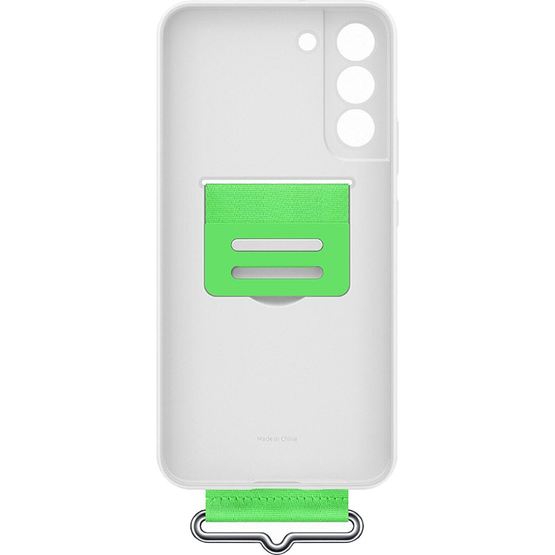

Чехол SAMSUNG Silicone Cover with Strap для Samsung Galaxy S22 Plus S906 White (EF-GS906TWEGRU), Galaxy S22 Plus Silicone with Strap Cover-White
