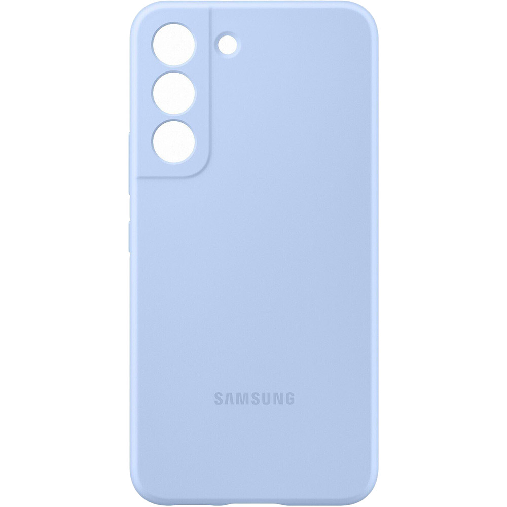 

Чехол SAMSUNG Silicone Cover для Samsung Galaxy S22 S901 Artic Blue (EF-PS901TLEGRU), Galaxy S22 Silicone Cover-Artic Blue