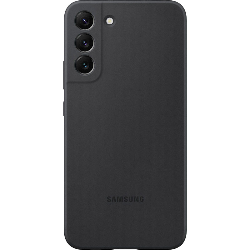 Чехол SAMSUNG Silicone Cover для Samsung Galaxy S22 Plus S906 Black (EF-PS906TBEGRU) Материал пластик