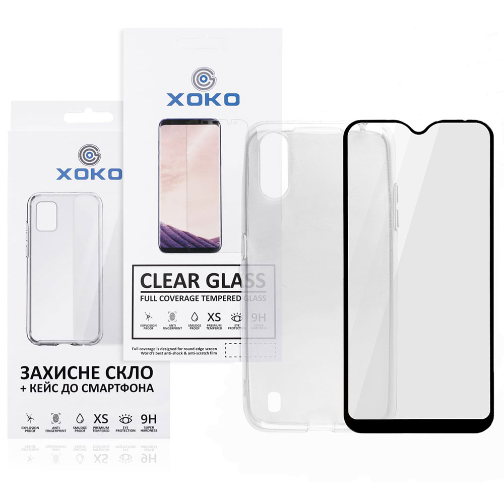 Чехол XOKO Samsung A015 (A01)/M015 (M01) + стекло (XK-CS-ULT-SMSA015)