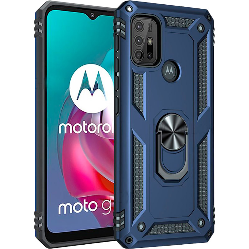 

Чехол BECOVER Military для Motorola Moto G10/G20/ G30/G10 Power Blue (707106), Motorola Moto G10/G20/ G30/G10 Power Blue (707106)