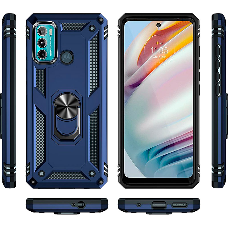 Чехол BECOVER Military для Motorola Moto G60 Blue (707111) Тип чехол-накладка