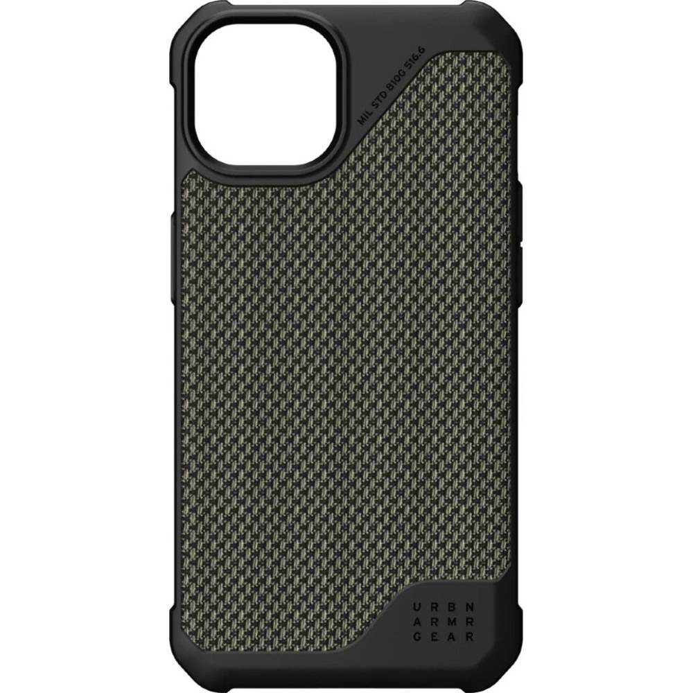 

Чехол UAG для Apple Iphone 13 Metropolis LT Kevlar Olive (11317O113972), для Apple Iphone 13 Metropolis LT, Kevlar Olive