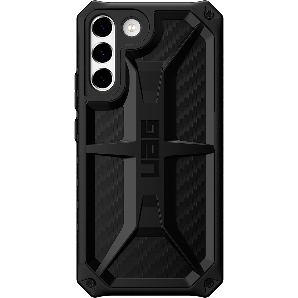 

Чехол UAG Monarch для Samsung Galaxy S22+ Carbon Fiber (213431114242), для Samsung Galaxy S22+ Monarch, Carbon Fiber