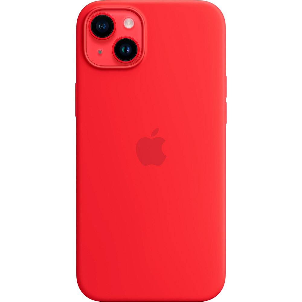 Чохол APPLE для iPhone 14 Plus Silicone Case/MagSafe/(PRODRED) (MPT63ZE/A) Матеріал силікон