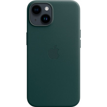 Чехол APPLE для iPhone 14 Leather Case/MagSafe/Forest Green (MPP53ZE/A)