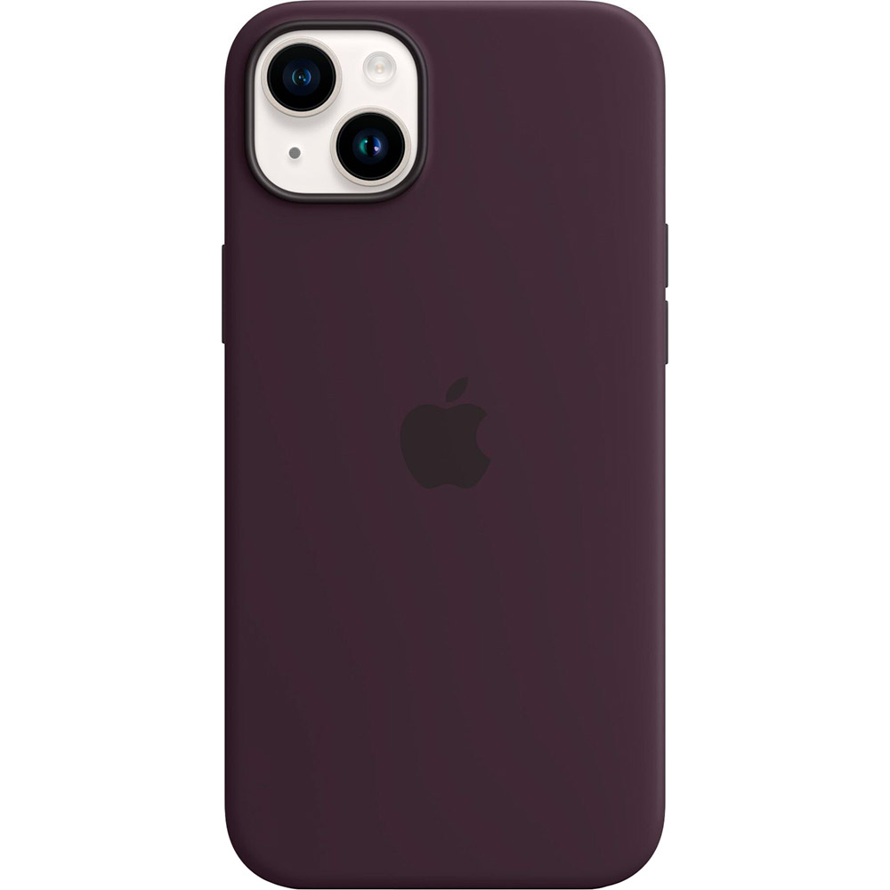 Чехол APPLE для iPhone 14 Plus Silicone Case/MagSafe/Elderberry (MPT93ZE/A) Цвет бордовый