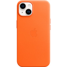 Чохол APPLE для iPhone 14 Leather Case/MagSafe/Orange (MPP83ZE/A)