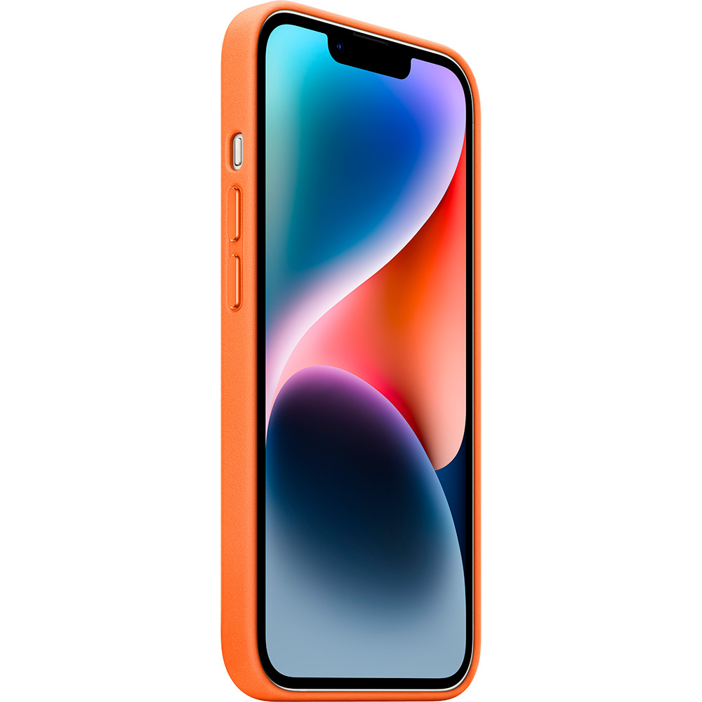 Чохол APPLE для iPhone 14 Leather Case/MagSafe/Orange (MPP83ZE/A) Сумісність за моделлю Apple iPhone 14
