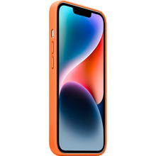 Чохол APPLE для iPhone 14 Leather Case/MagSafe/Orange (MPP83ZE/A)