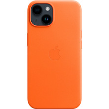 Чохол APPLE для iPhone 14 Leather Case/MagSafe/Orange (MPP83ZE/A)