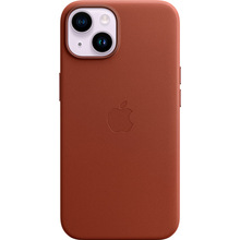 Чохол APPLE для iPhone 14 Leather Case/MagSafe/Umber (MPP73ZE/A)