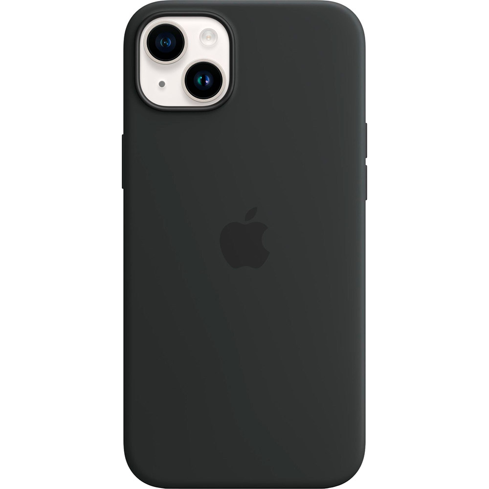 Чехол APPLE для iPhone 14 Plus Silicone Case/MagSafe/Midnight (MPT33ZE/A) Цвет серый