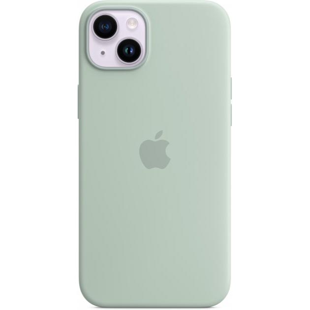 Чехол APPLE для iPhone 14 Plus Silicone Case/MagSafe/Succulent (MPTC3ZE/A) Материал силикон