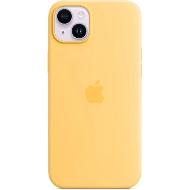 Чохол APPLE для iPhone 14 Plus Silicone Case/MagSafe/Sunglow (MPTD3ZE/A) Колір жовтий