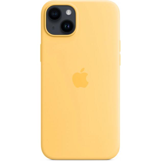 Чохол APPLE для iPhone 14 Plus Silicone Case/MagSafe/Sunglow (MPTD3ZE/A) Матеріал силікон