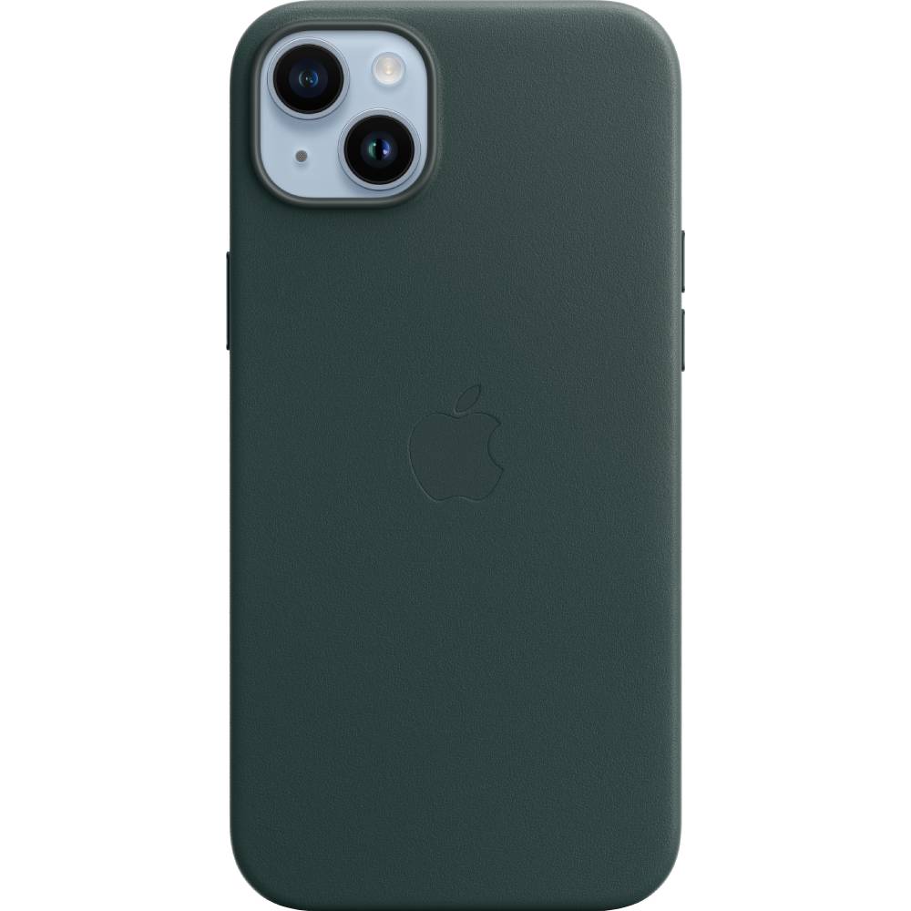 Чехол APPLE для iPhone 14 Plus Leather Case/MagSafe/Forest Grn (MPPA3ZE/A) Тип чехол-накладка