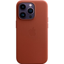 Чохол APPLE для iPhone 14 Pro Leather Case/MagSafe/Umber (MPPK3ZE/A)