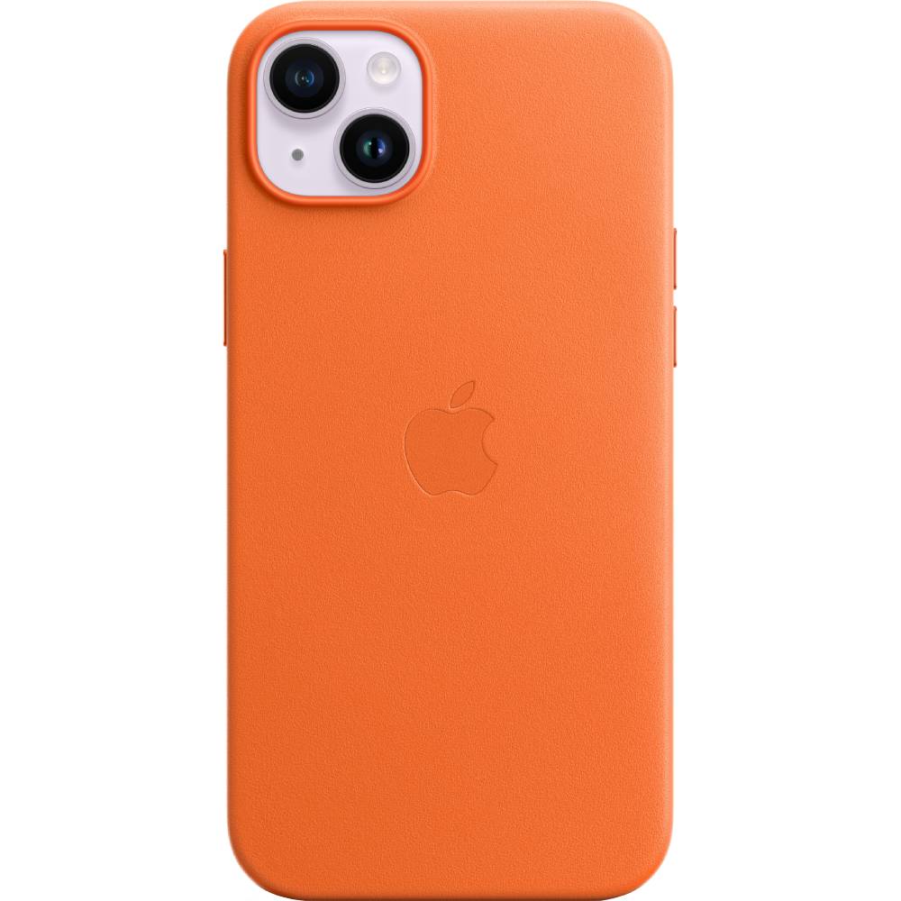 Чохол APPLE для iPhone 14 Plus Leather Case/MagSafe/Orange (MPPF3ZE/A) Сумісність за моделлю Apple iPhone 14 Plus