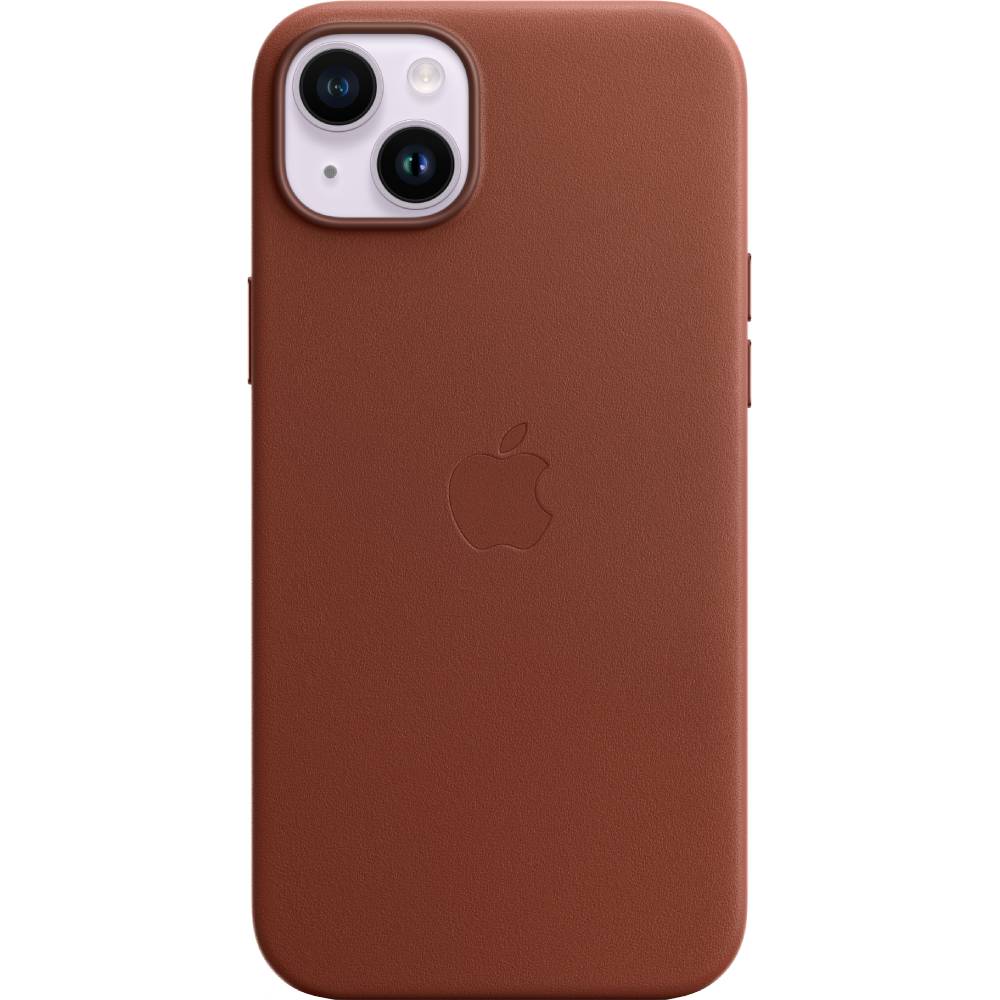 Чехол APPLE для iPhone 14 Plus Leather Case/MagSafe/Umber (MPPD3ZE/A) Совместимость по модели Apple iPhone 14 Plus