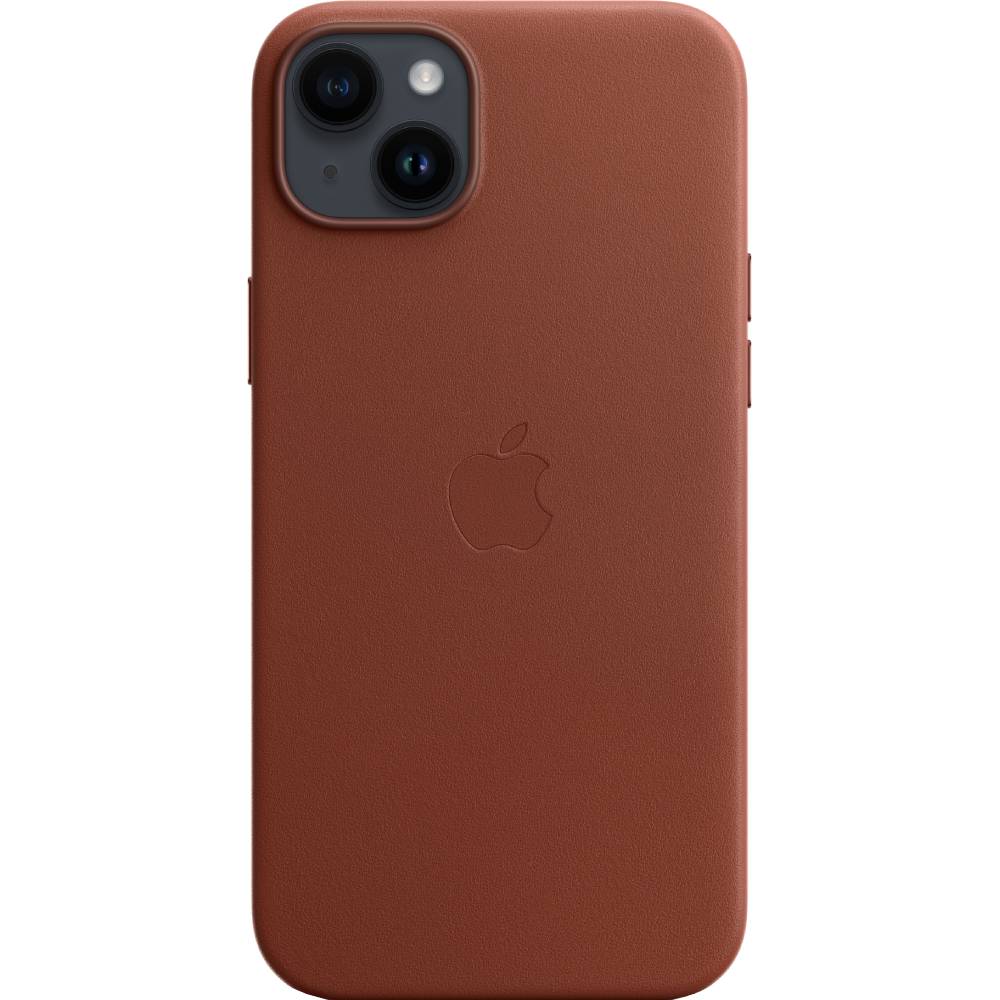 Чехол APPLE для iPhone 14 Plus Leather Case/MagSafe/Umber (MPPD3ZE/A) Цвет коричневый