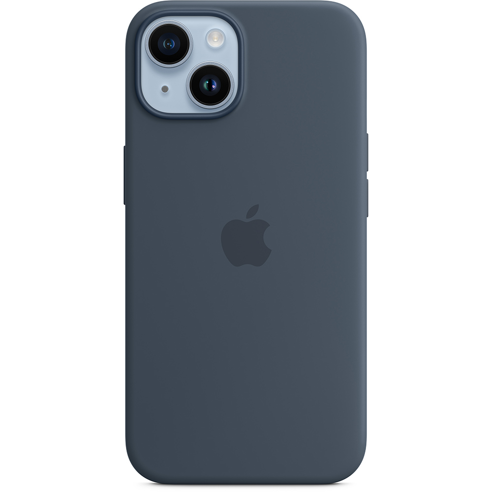 Фото Чохол APPLE для iPhone 14 Silicone Case/MagSafe/Storm Blue (MPRV3ZE/A)